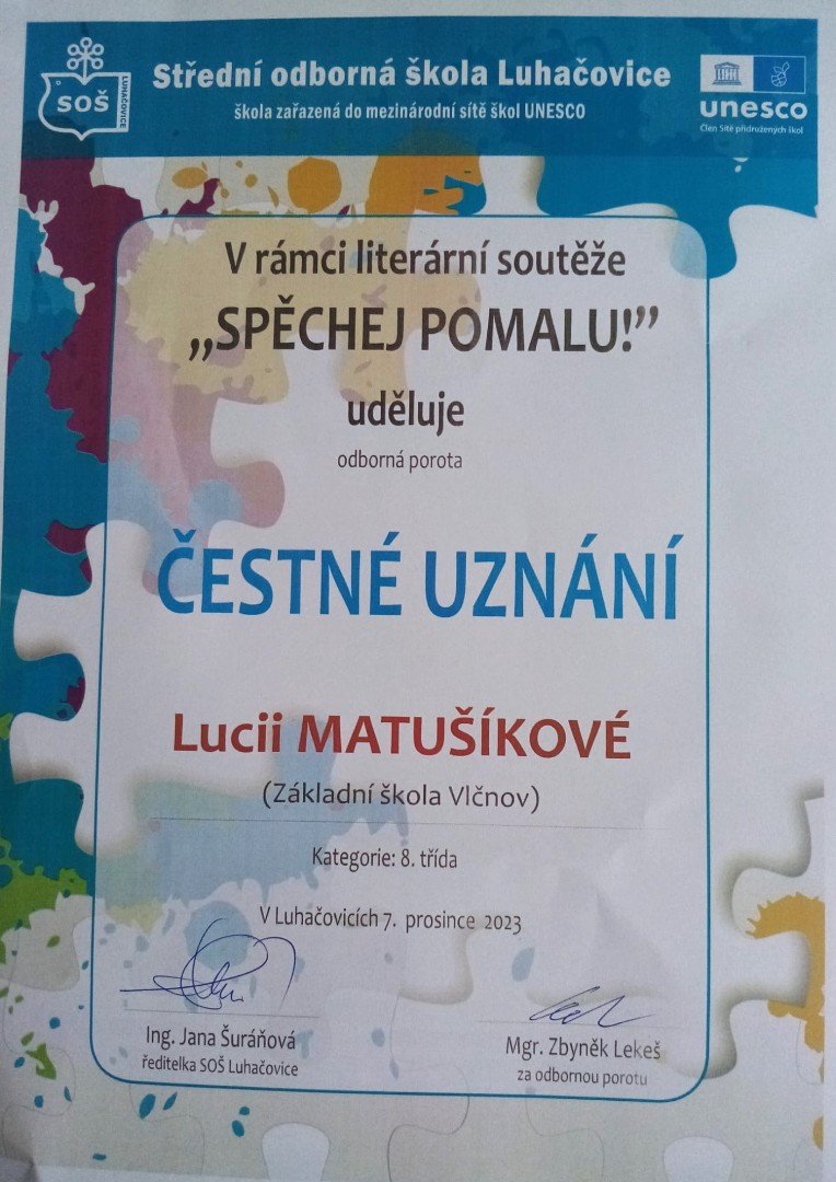 Další úspěch Lucky Matušíkové