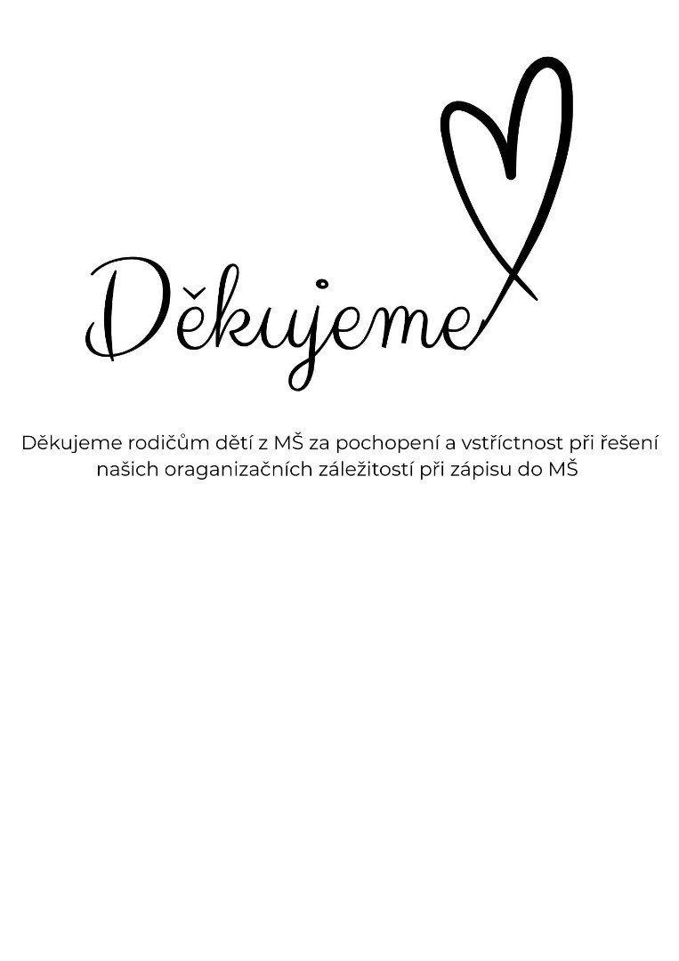 Poděkování rodičům